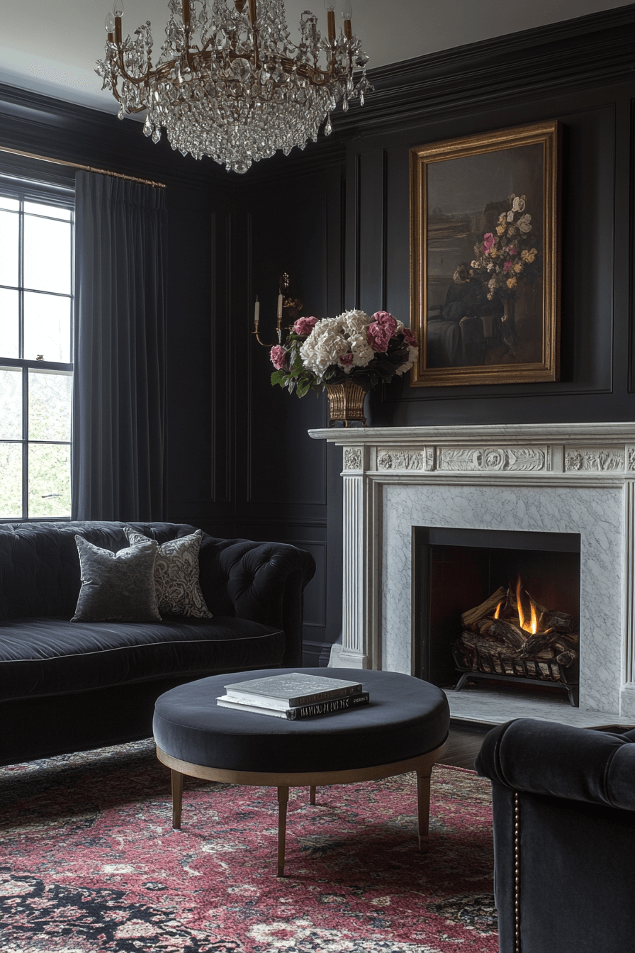 victorian living room