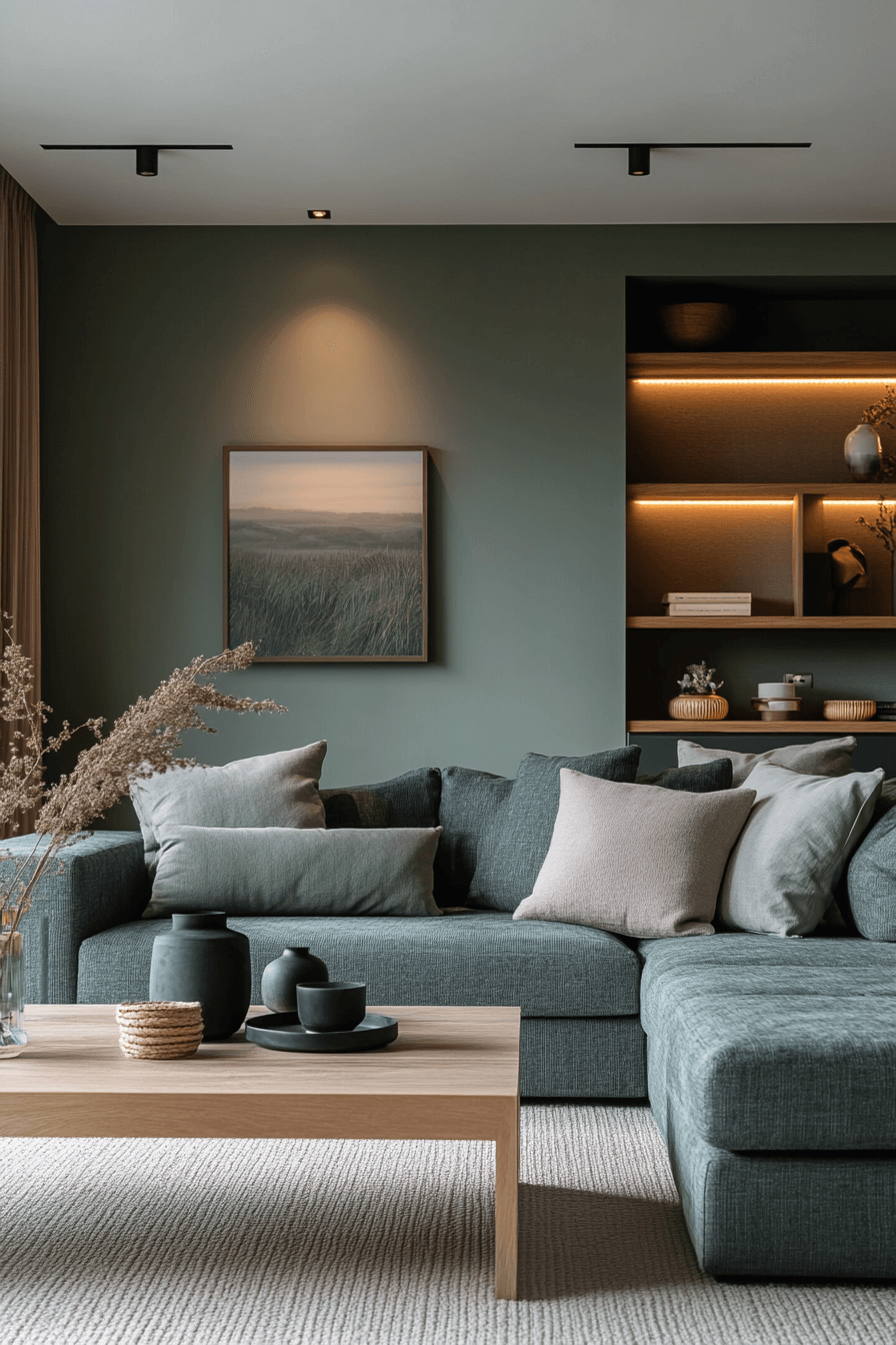 sage green living room ideas