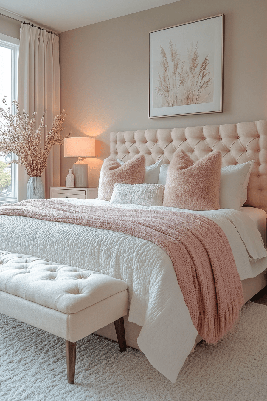 cozy girly bedroom