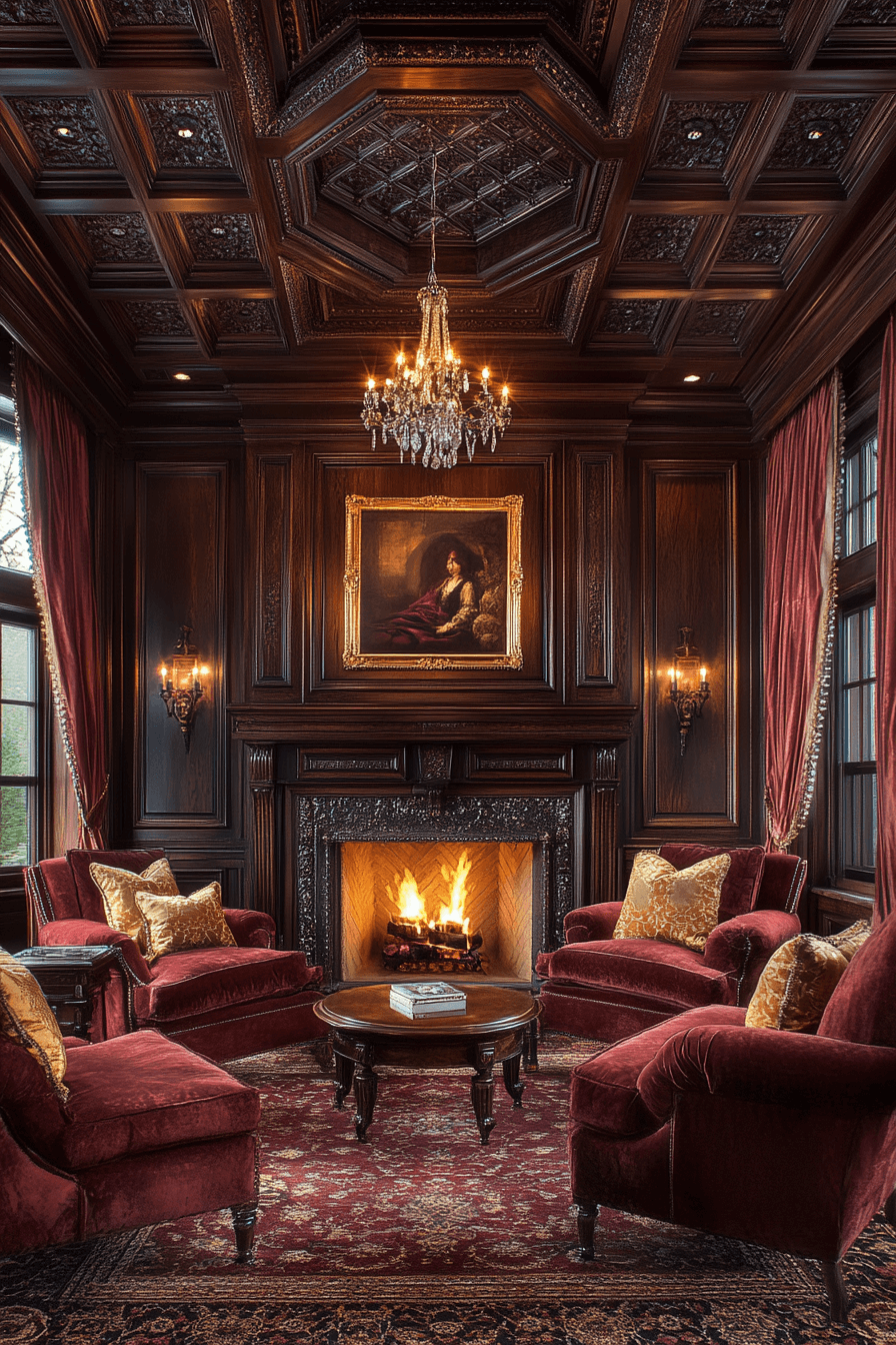victorian living room