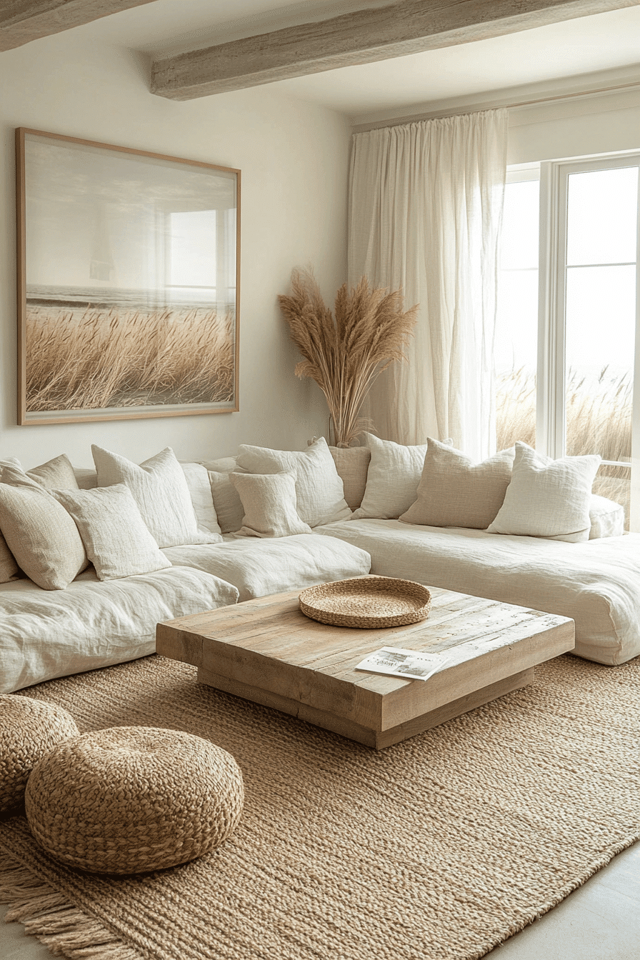29 Modern Coastal Living Room Ideas For A Bright Airy Home - Courtneys ...
