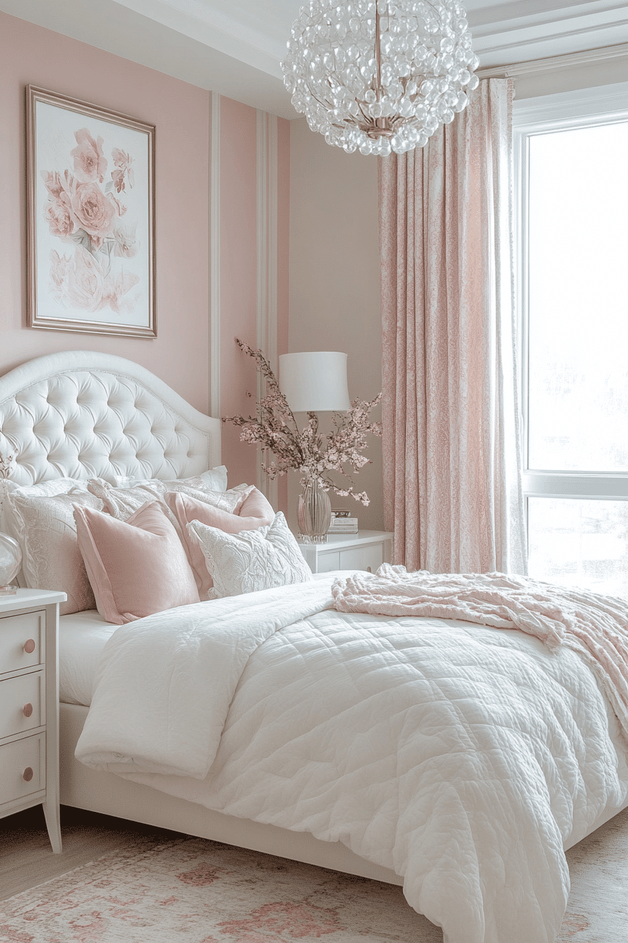 cozy girly bedroom