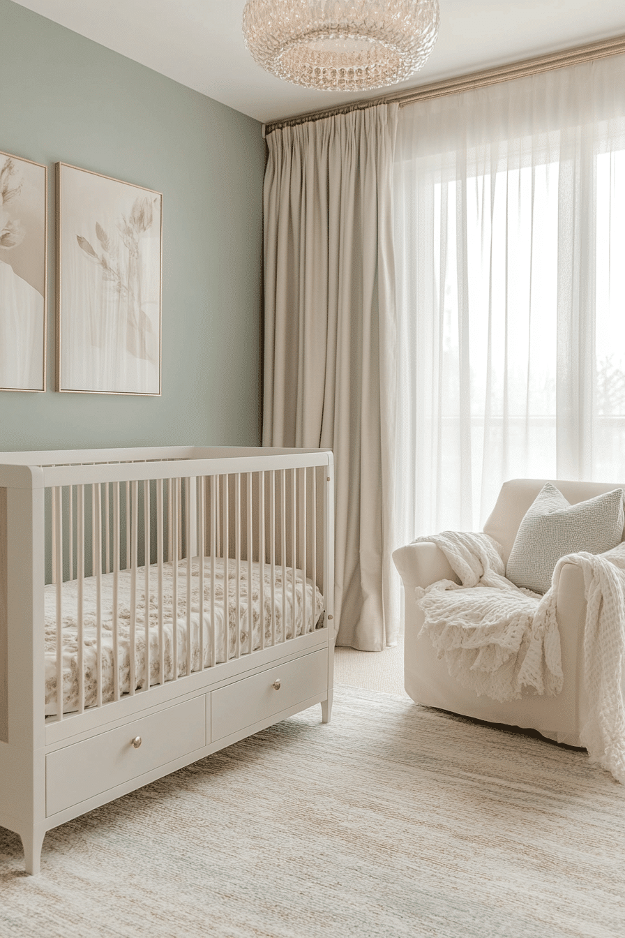 29 Sage Green Nursery Ideas That Create A Calm Happy Room - Courtneys World