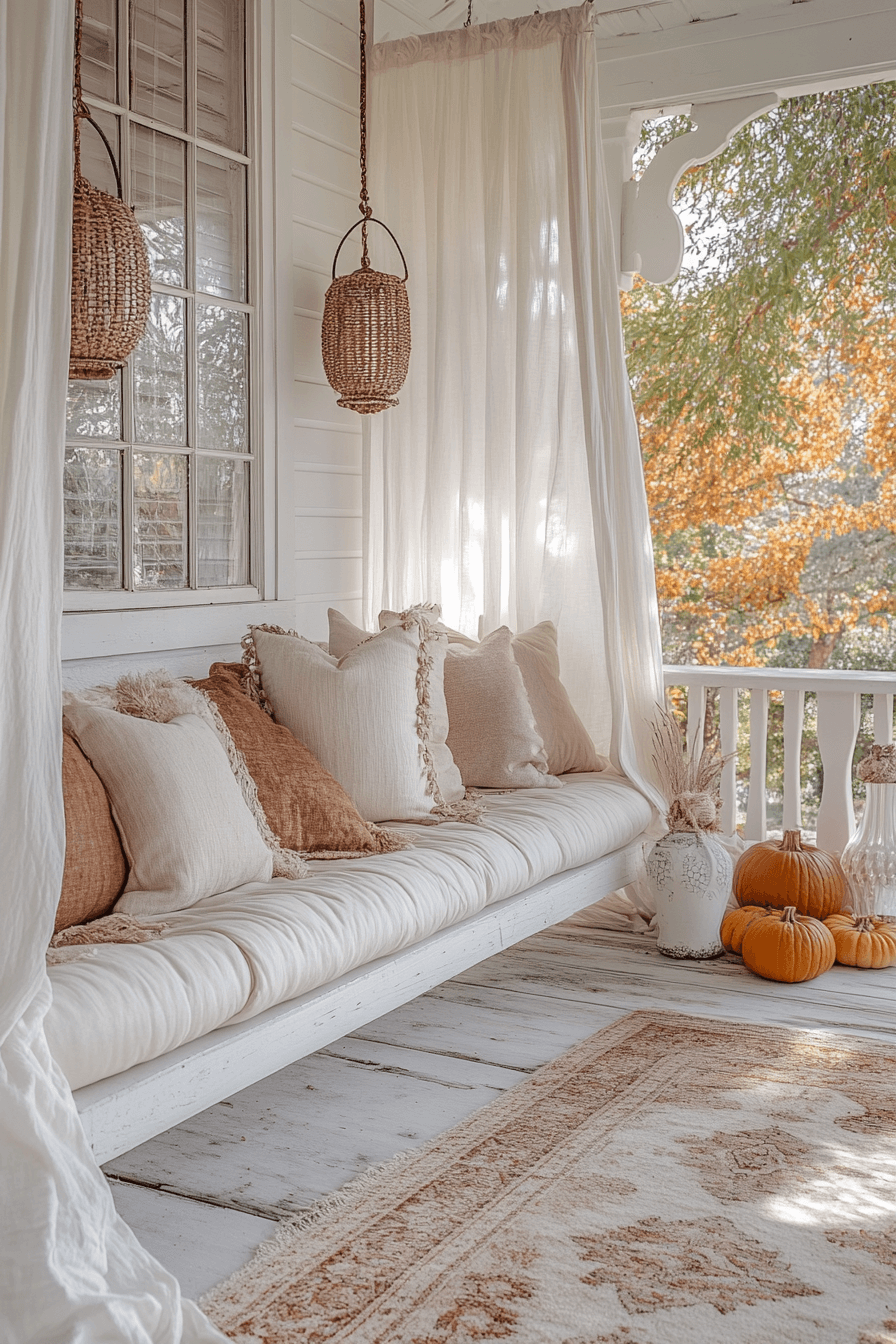 29 Fall Porch Decorating Ideas For A Happy Seasonal Entry - Courtneys World