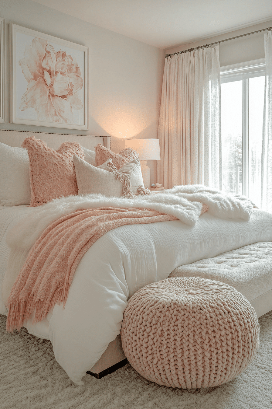 cozy girly bedroom