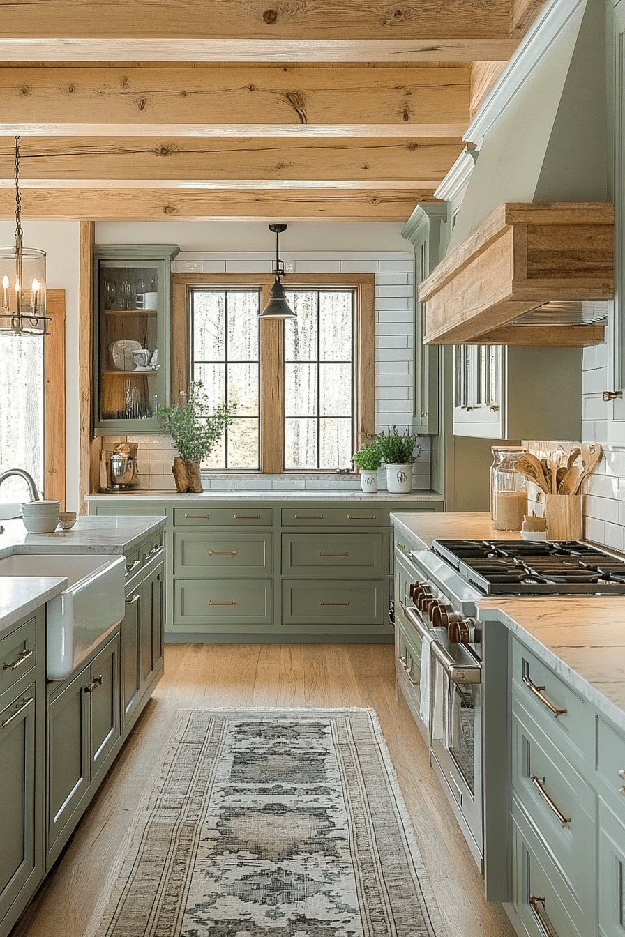 29 Sage Green And Wood Kitchen Ideas For A Calm Beautiful Space ...