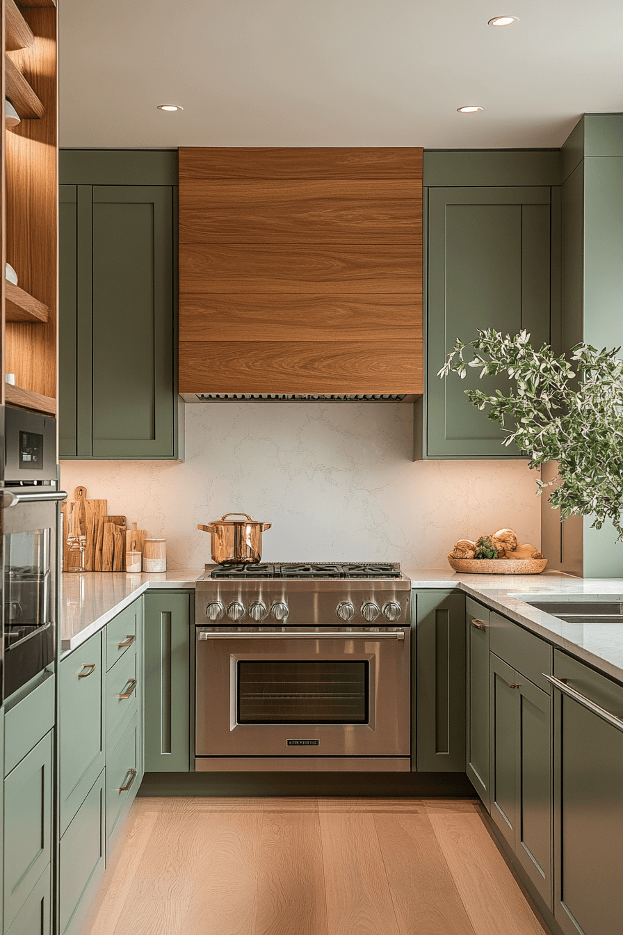 29 Sage Green And Wood Kitchen Ideas For A Calm Beautiful Space ...