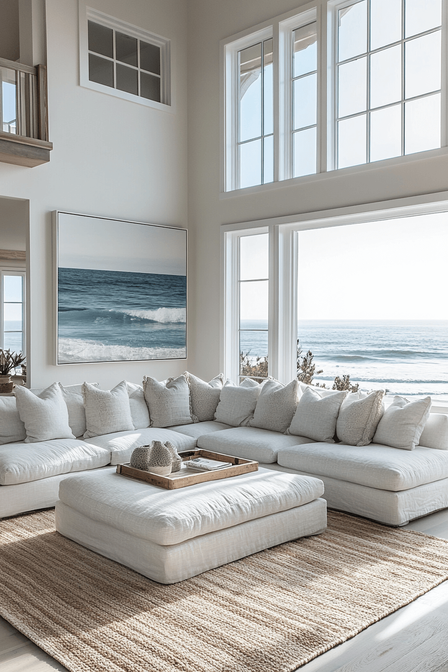 29 Modern Coastal Living Room Ideas For A Bright Airy Home - Courtneys ...