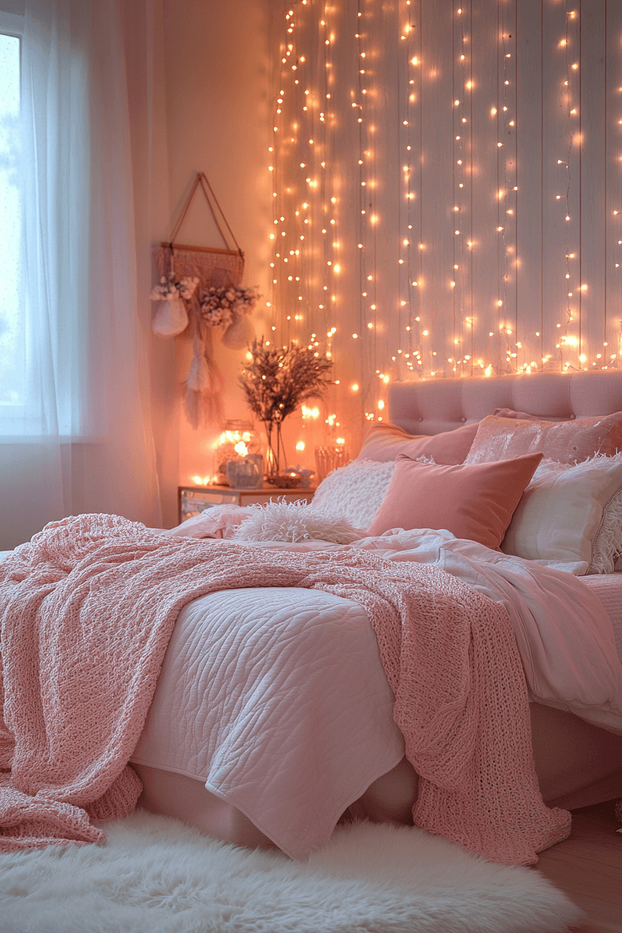 cozy girly bedroom