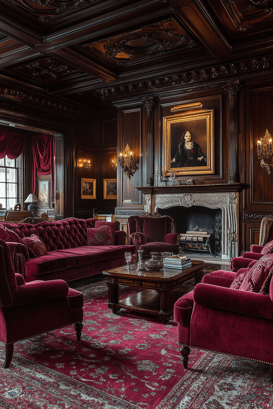 victorian living room