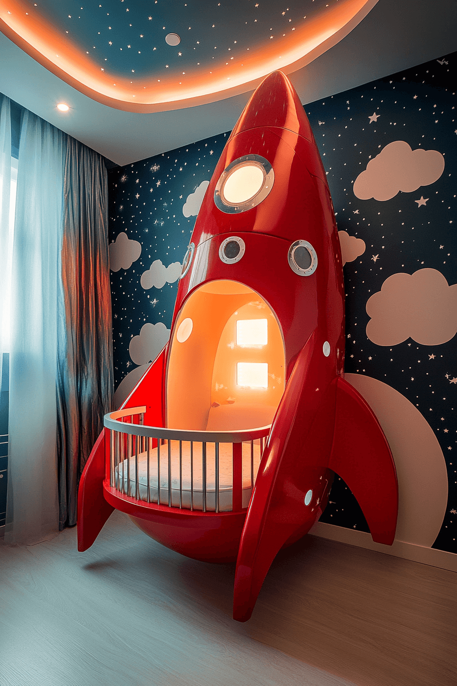 29 Space Themed Nursery Ideas To Welcome Your Baby Into A Starry World ...