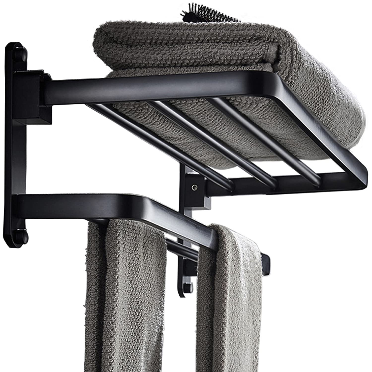 Best Towel Rack for Large Towels: Top 8 Picks and Reviews 7 BOZWELL Bathroom Lavatory Towel Rack with Two Towel Bars