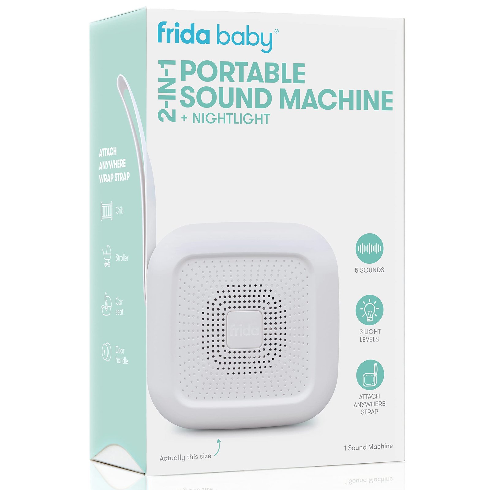 Best White Noise for Baby: Top 8 Picks for Peaceful Sleep 4 Frida Baby 2-in-1 Portable Sound Machine + Nightlight
