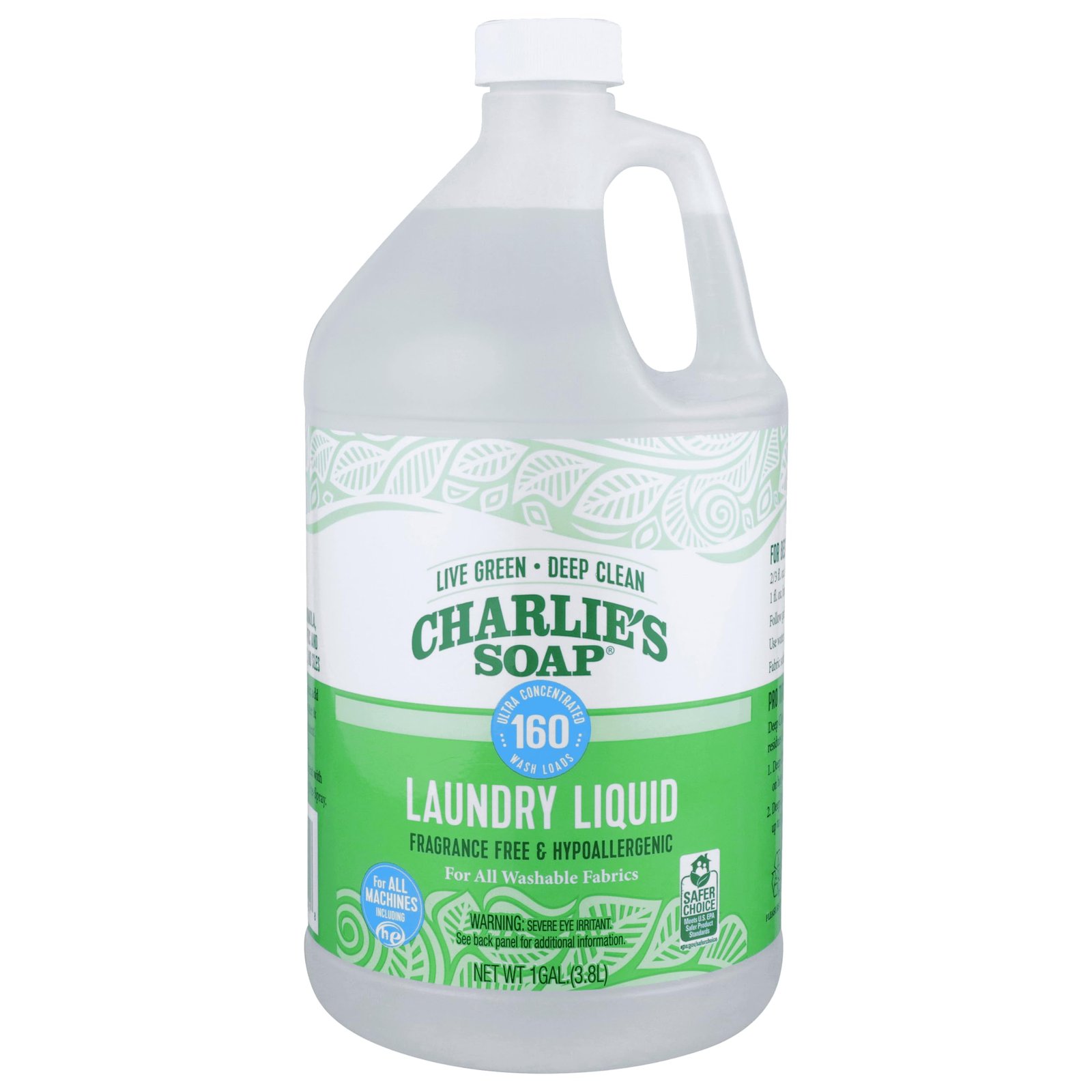 8 Best Chemical-Free Detergent for a Healthier Home 5 Charlie's Soap Laundry Liquid