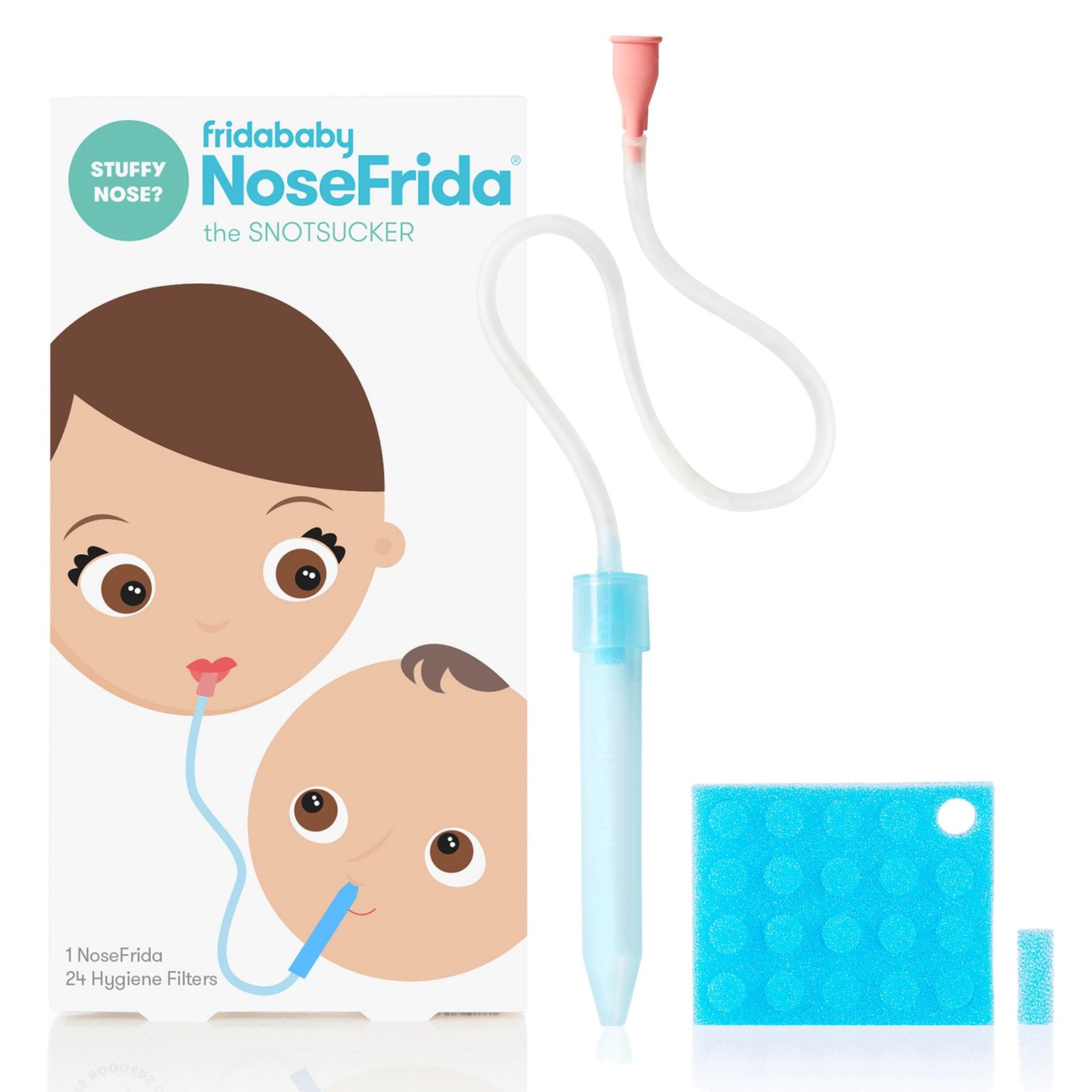 The Best Nasal Aspirator for Baby: 8 Top Picks for Your Little One's Stuffy Nose 3 Frida Baby Nasal Aspirator NoseFrida the Snotsucker with 24 Extra Hygiene Filters NoseFrida Filter Bundle