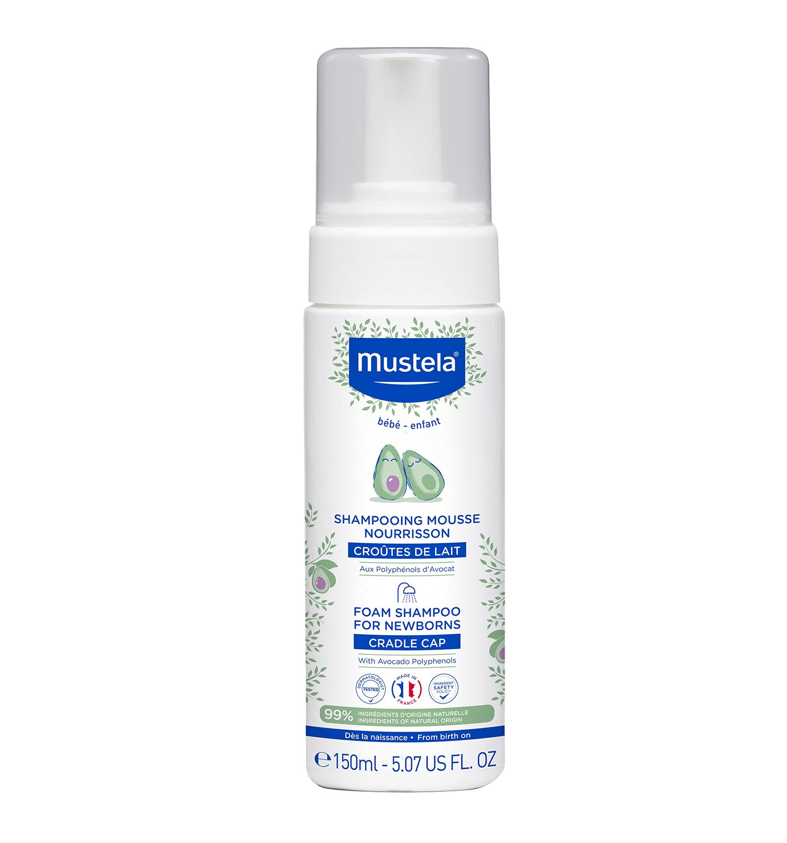 8 Best Cradle Cap Shampoo: Top Picks for Soothing Your Baby's Scalp 1 Mustela Cradle Cap Foam Shampoo