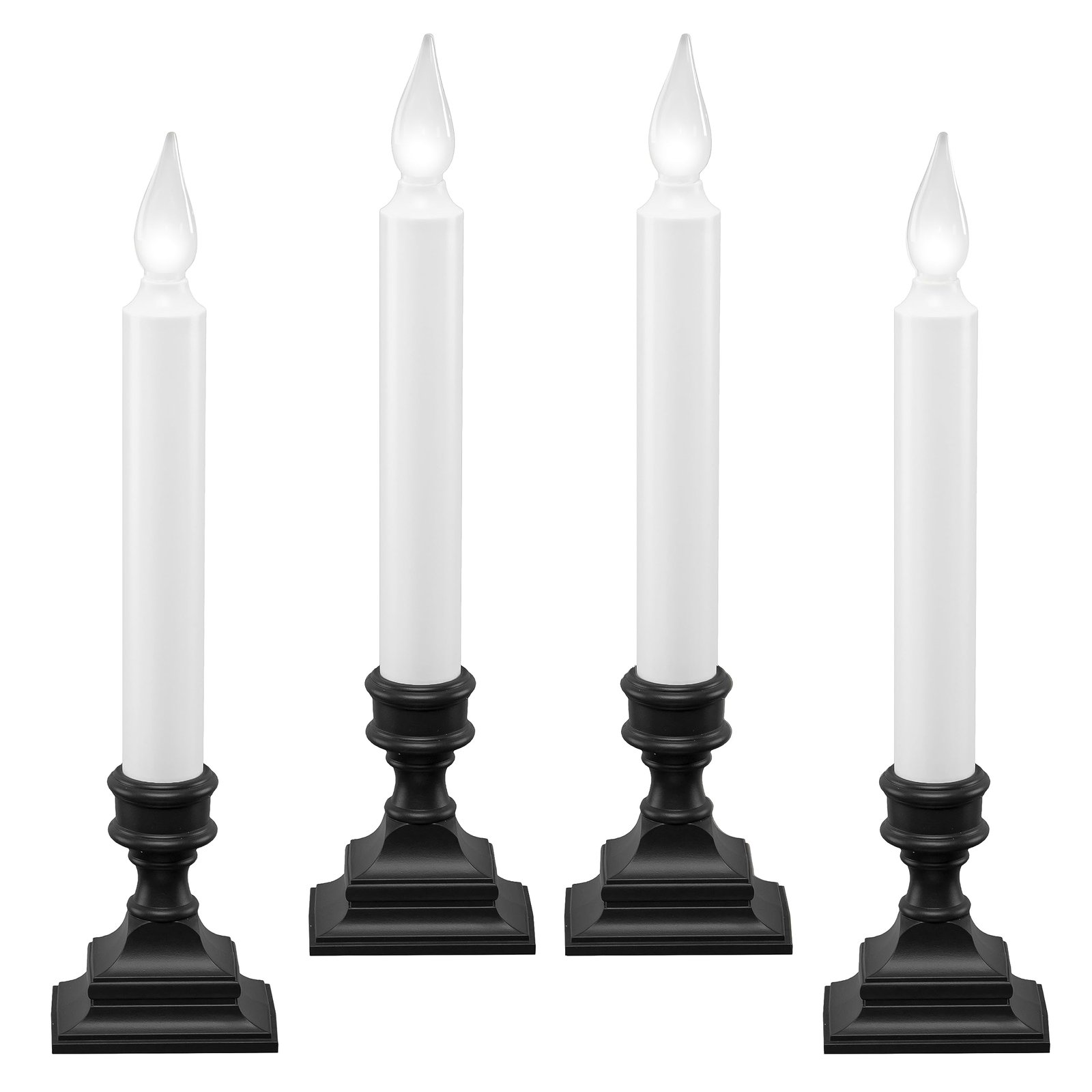 9 Best Window Candles for Cozy Holiday Ambiance 2 612 Vermont LED Battery Operated Window Candles with Timer, Bright Hot Spot, VT-1506A-4 (Pack of 4, Antique Bronze)