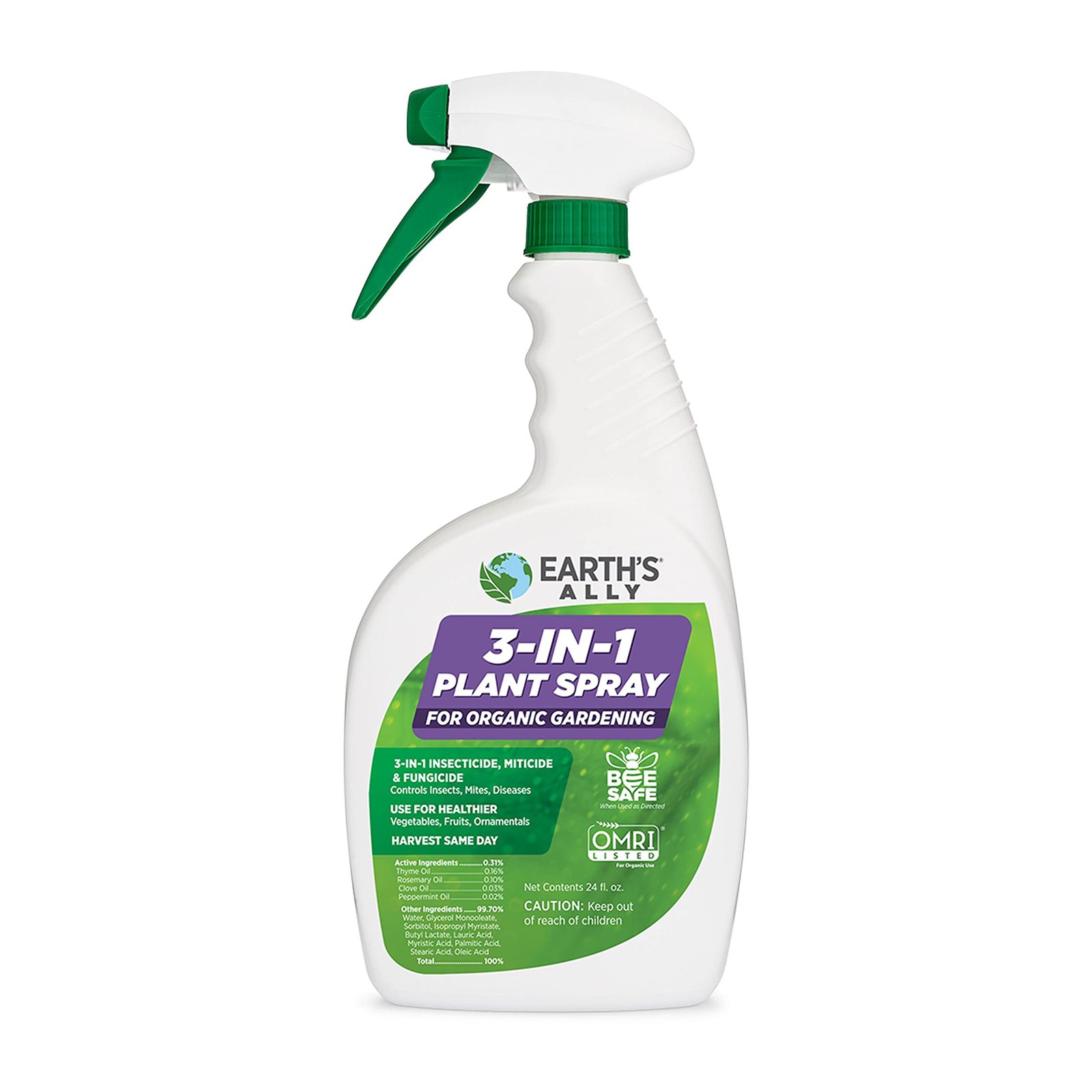 The Best Bug Spray for Indoor Plants: Top 8 Picks for Effective Pest Control 3 Earth's Ally 3-in-1 Plant Spray