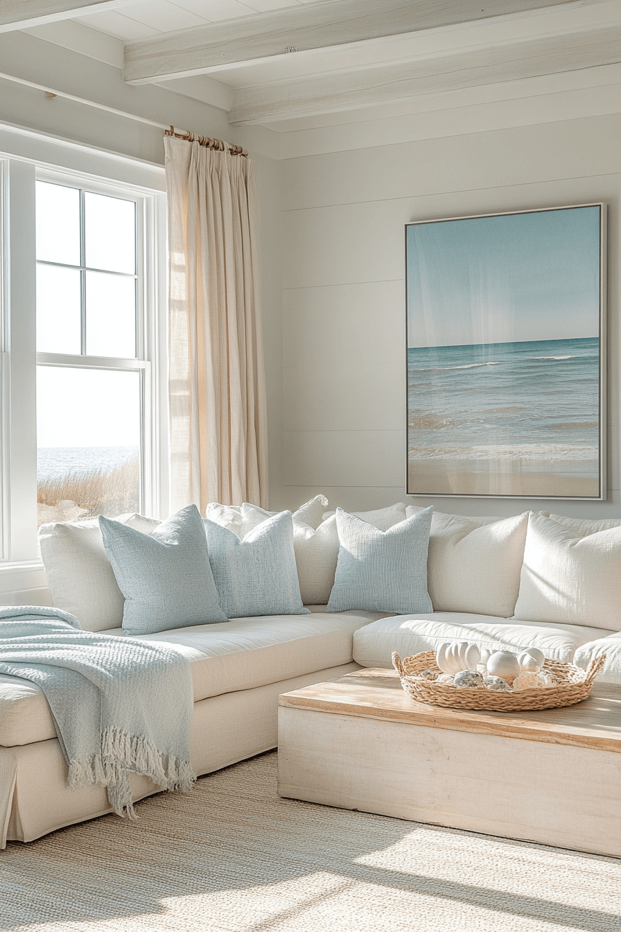 29 Modern Coastal Living Room Ideas For A Bright Airy Home - Courtneys ...