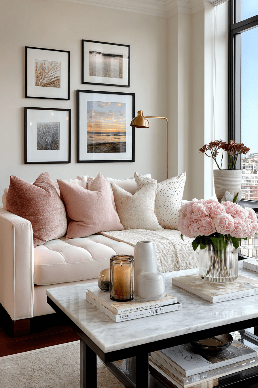 girly apartment decor