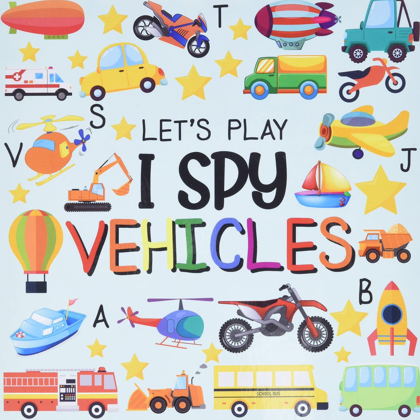 8 Best Books for 3 Year Olds: For Early Learning and Fun 2 Let's Play I Spy Vehicles