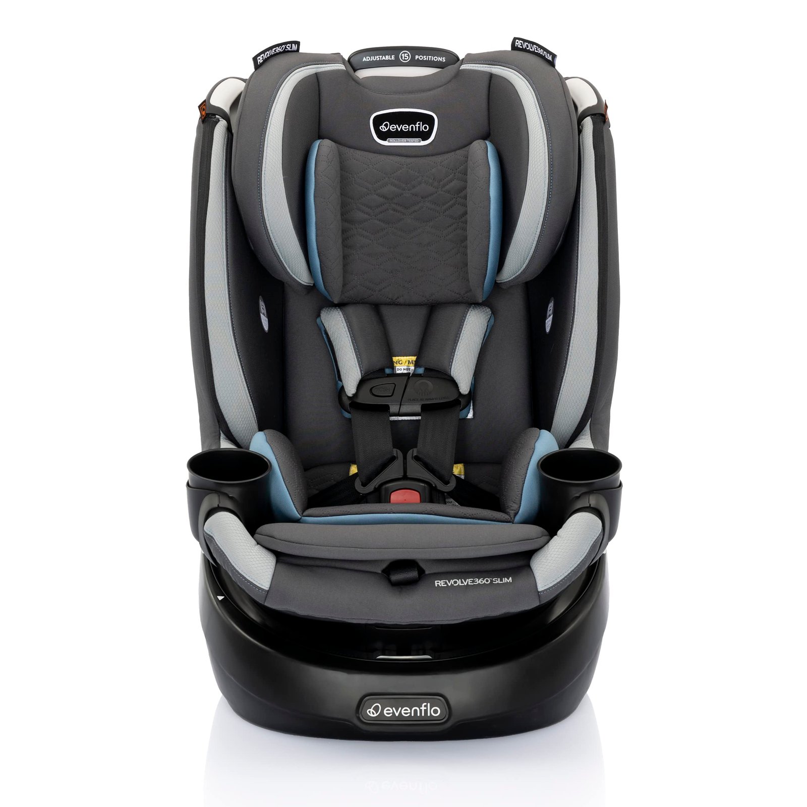 The Best Rotating Car Seat for Easy Access and Comfort 4 Evenflo Revolve360 Slim 2-in-1 Rotational Car Seat with Quick Clean Cover (Stow Blue)