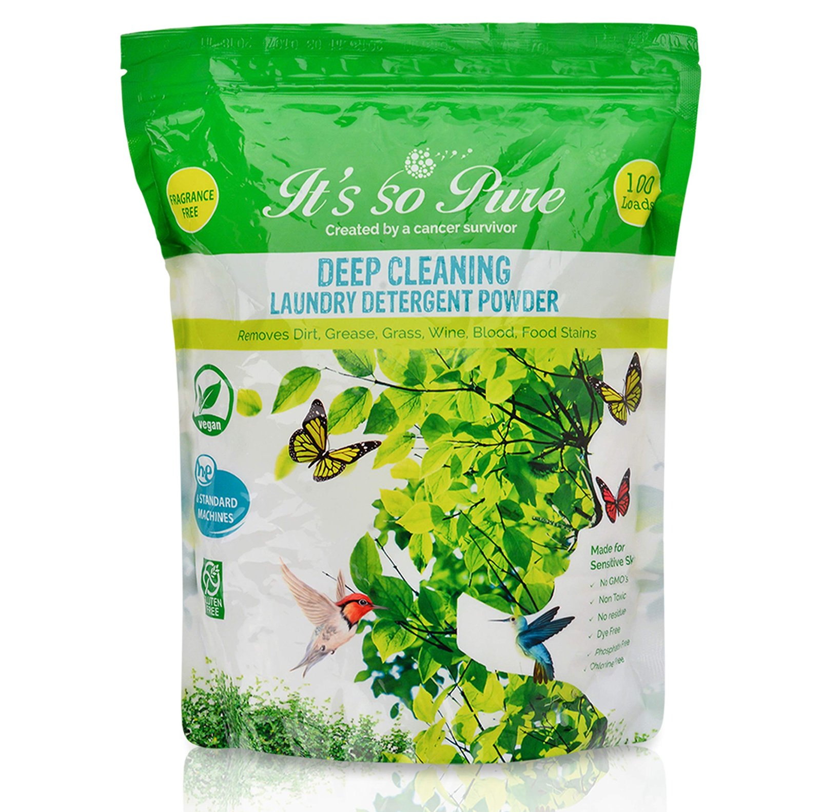 8 Best Natural Laundry Powder for Eco-Friendly Cleaning 2 It’s So Pure All Natural Laundry Detergent Powder