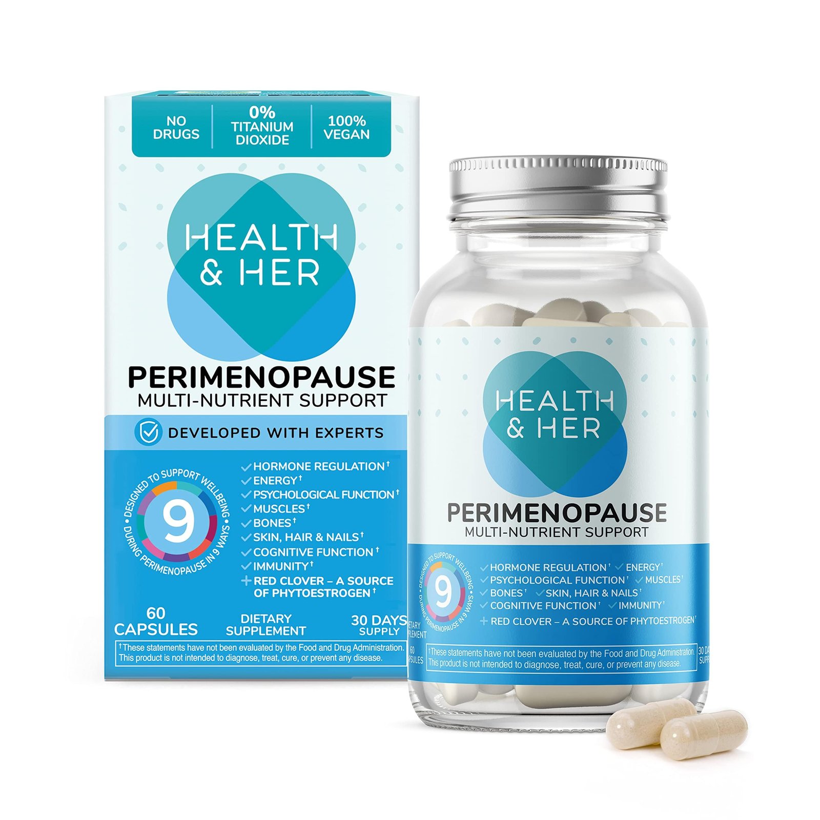 8 Best Perimenopause Supplements: For Relieving Symptoms 1 Health & Her Perimenopause Multi-Nutrient Support