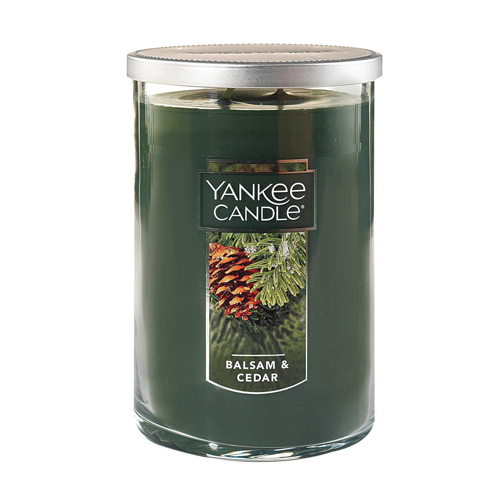 8 Best Christmas Candles for a Cozy Holiday Season 1 Yankee Candle Balsam & Cedar Scented, Classic 22oz Large Tumbler 2-Wick Candle - best christmas candles