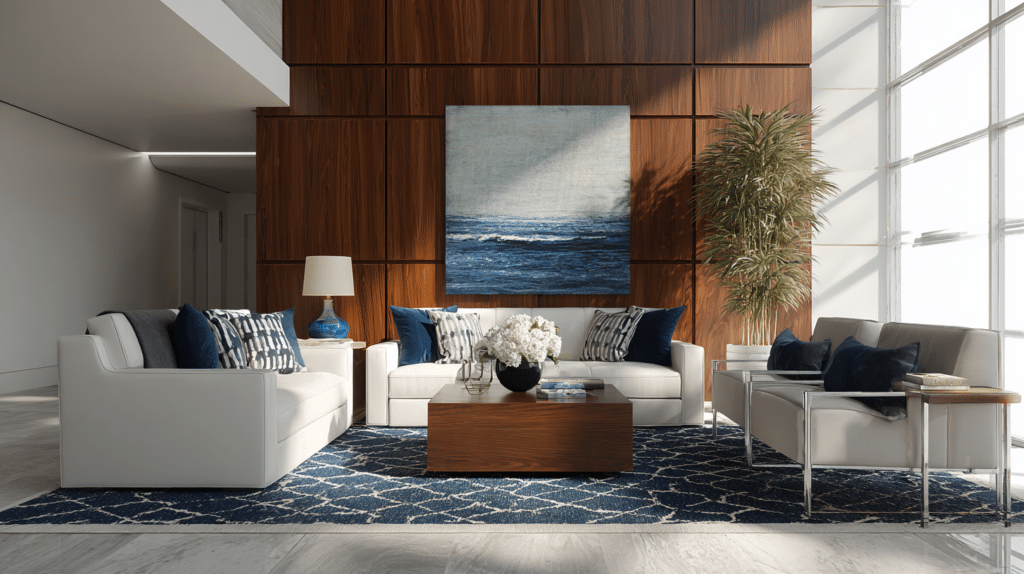 modern coastal living room