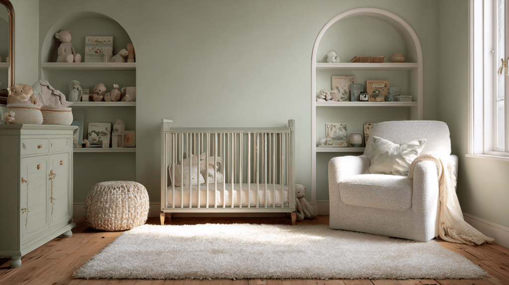 sage green nursery