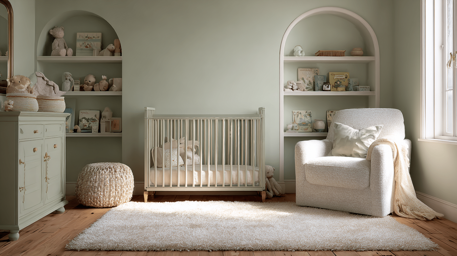 29 Sage Green Nursery Ideas That Create A Calm Happy Room - Courtneys World