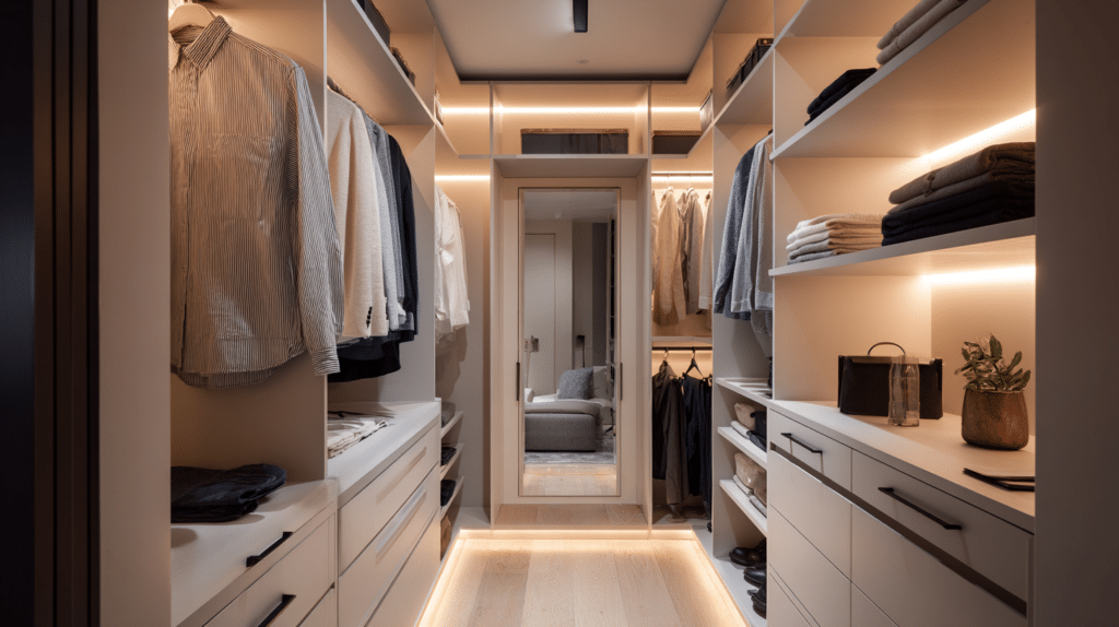 small walk in closet ideas