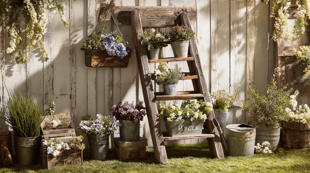 vintage garden decor