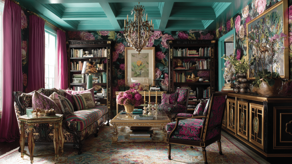 vintage maximalist decor