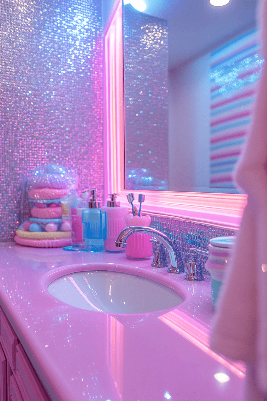 dopamine decor bathroom