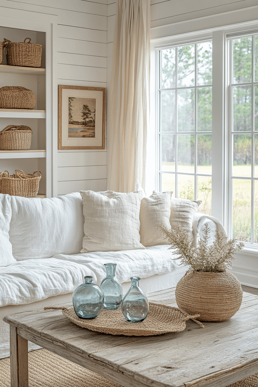 coastal farmhouse decor