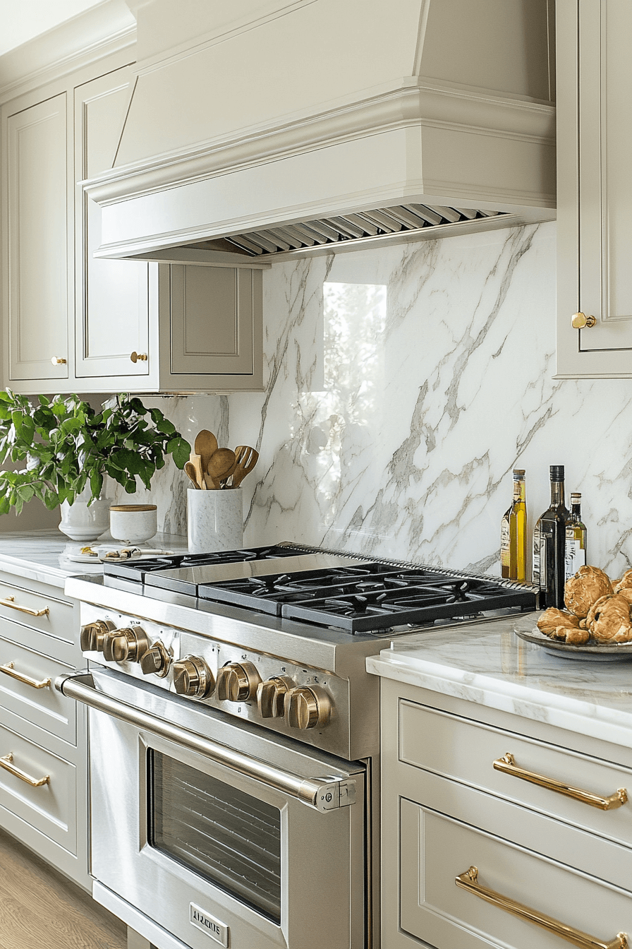 marble backsplash kitchen