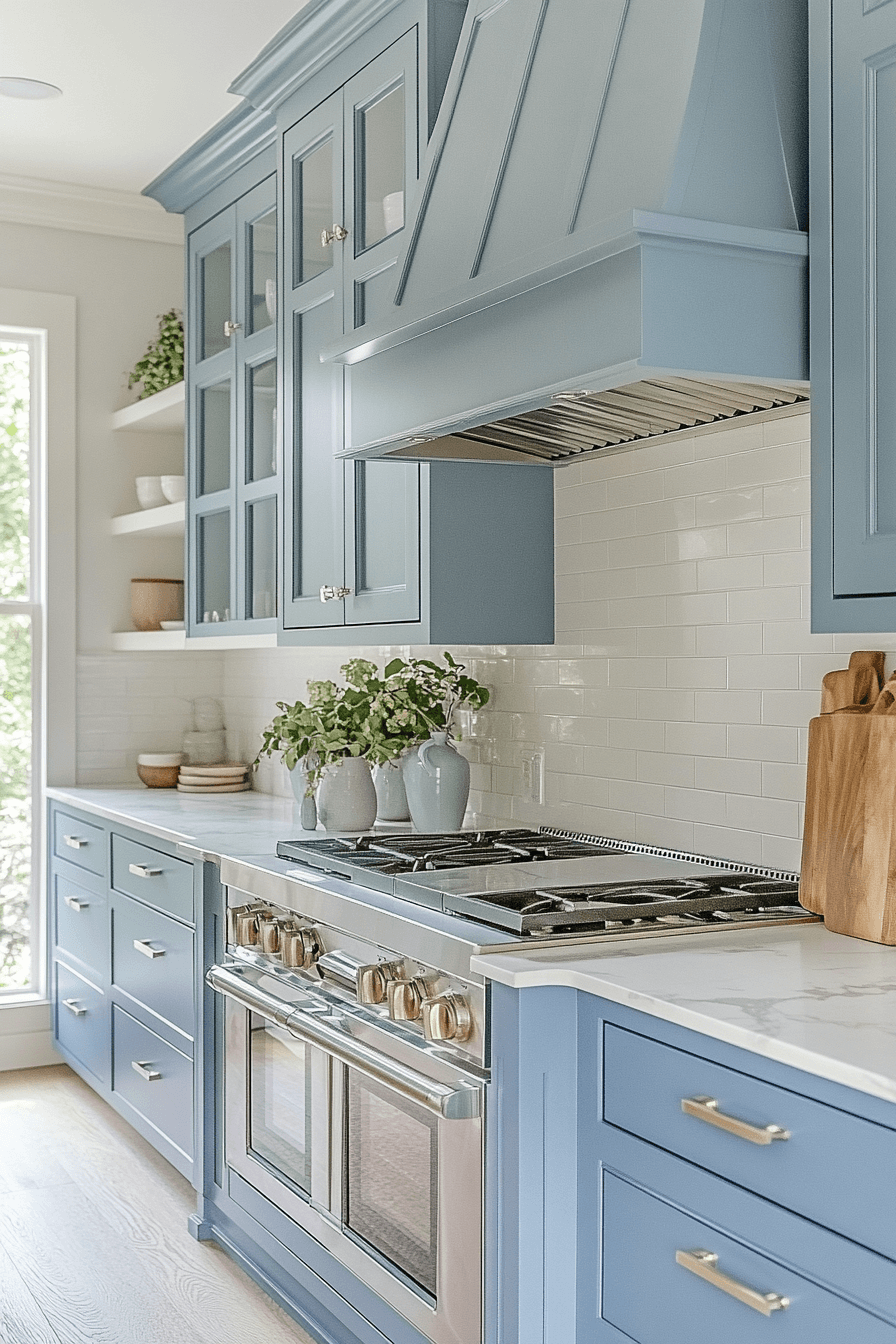 Light Blue Kitchen Cabinets