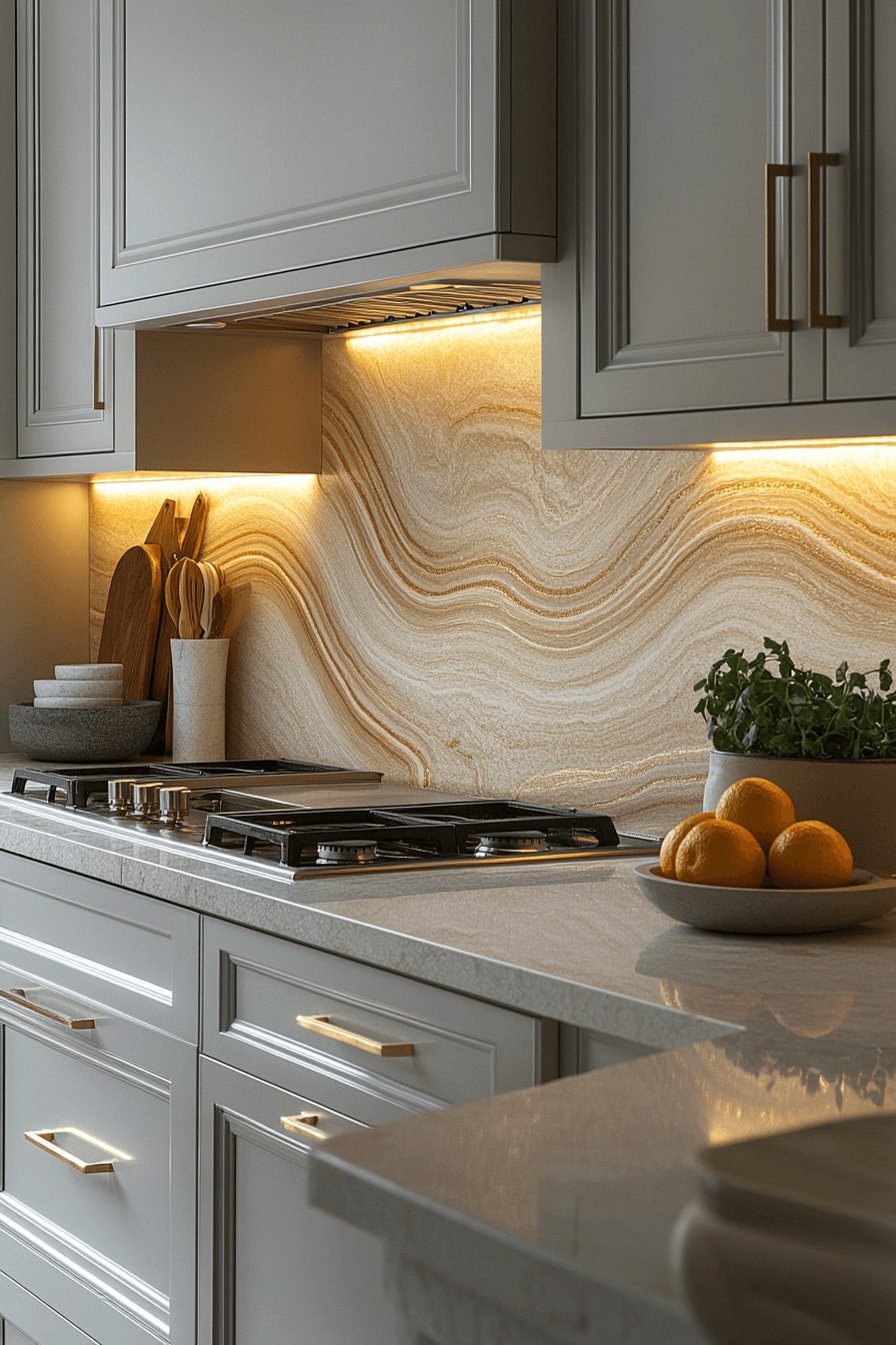 29 Stone Backsplash Kitchen Ideas For A Calm Natural Kitchen ...