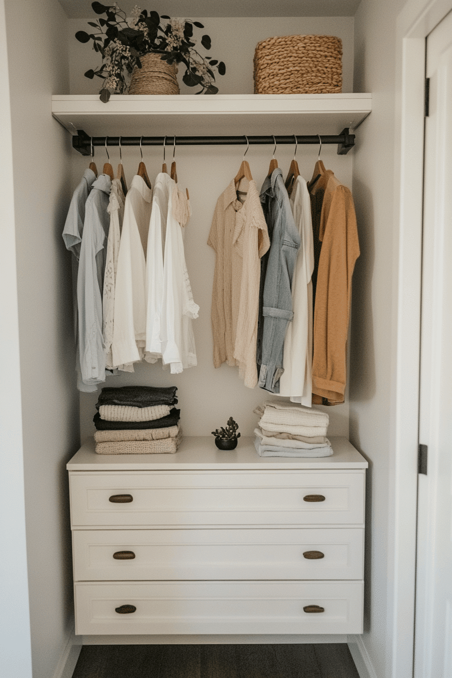 29 Closet Ideas For Small Spaces That Feel Neat And Happy - Courtneys World