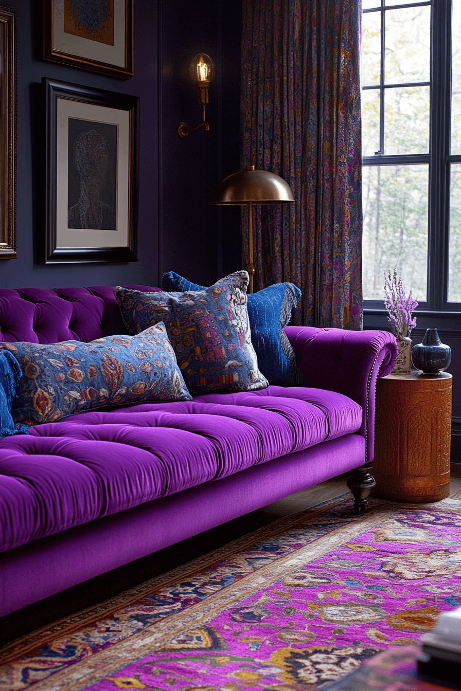 29 Jewel Tone Living Room Designs That Make A Happy Statement ...