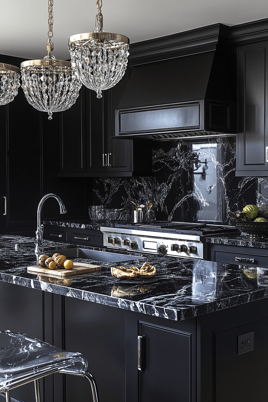 29 Charcoal Kitchen Cabinets That Create A Stunning Statement ...