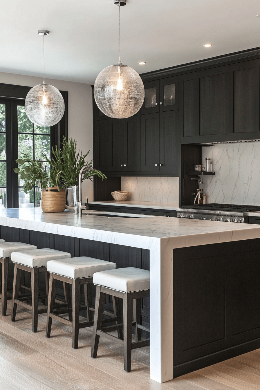 29 Charcoal Kitchen Cabinets That Create A Stunning Statement ...