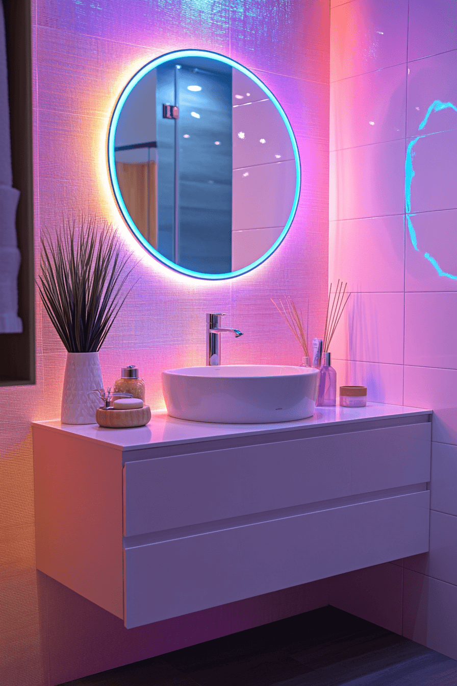 dopamine decor bathroom