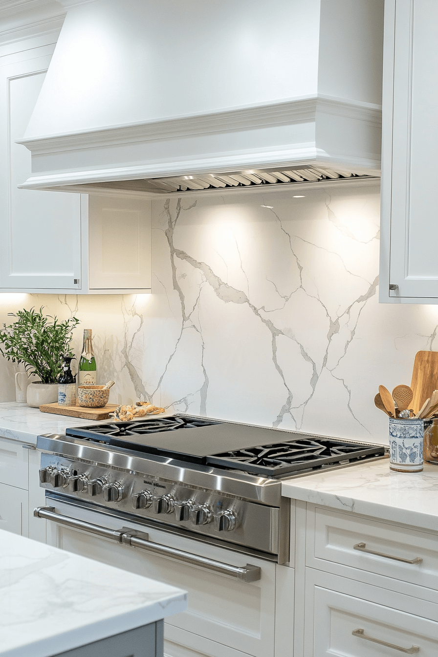 29 White Kitchen Backsplash Ideas That Make Small Details Shine ...
