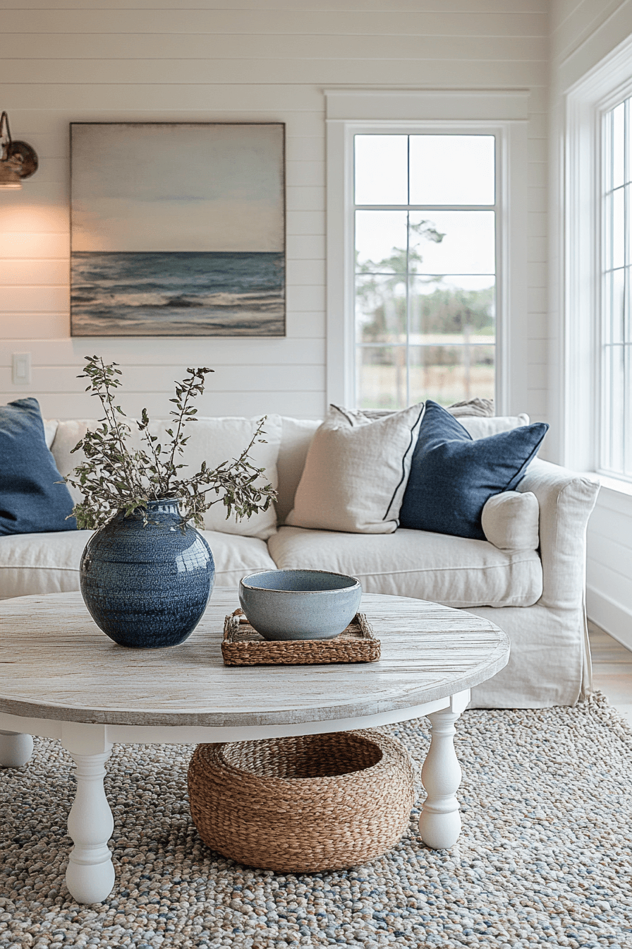 29 Coastal Farmhouse Decor Ideas That Feel Calm And Comfortable ...