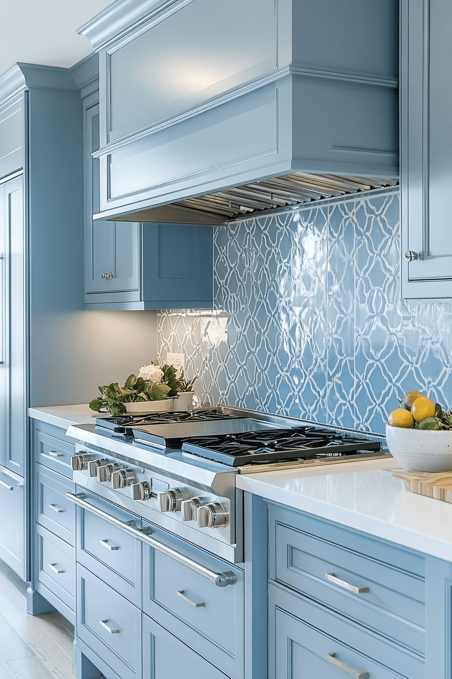 29 Light Blue Kitchen Cabinets To Create A Soft Uplifting Space ...