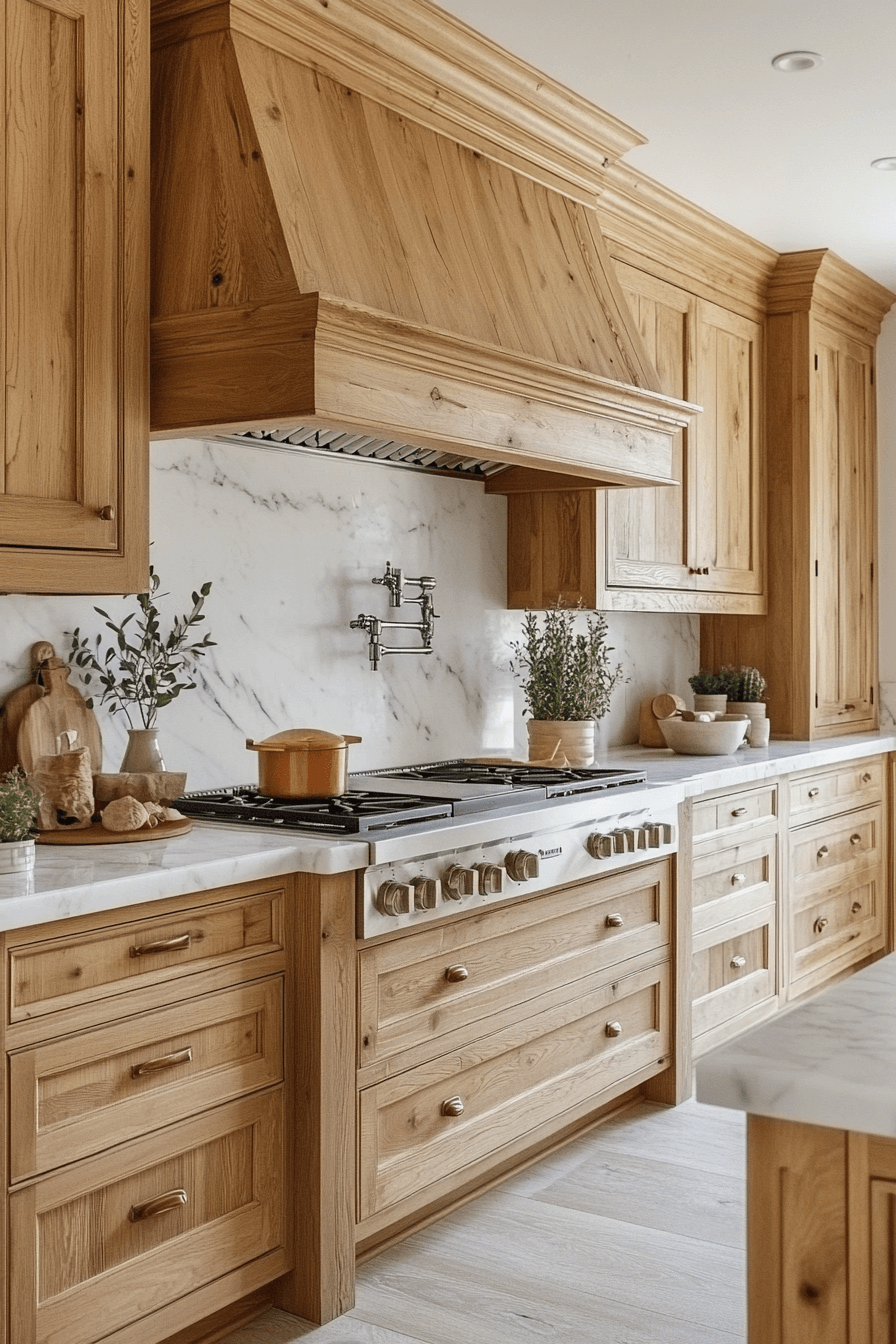 29 Pine Kitchen Cabinets For A Cozy Natural Kitchen - Courtneys World