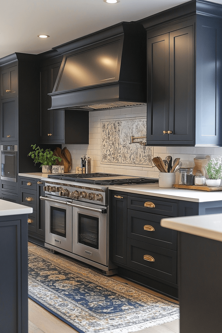 29 Charcoal Kitchen Cabinets That Create A Stunning Statement ...